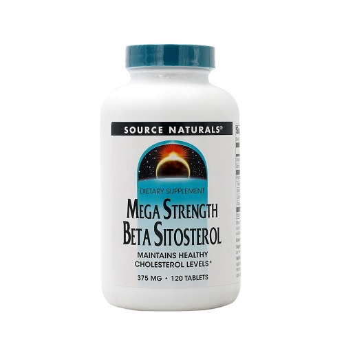 소스 네츄럴 메가 스트렝스 베타 시토스테롤, 375 mg/Source Naturals Mega Strength Beta Sitosterol, 375 mg, Tablets