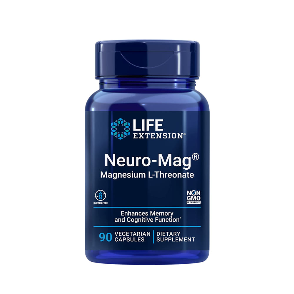 라이프 익스텐션 뉴로-맥, 마그네슘 L-트레오네이트 90 베지캡슐 / Life Extension Neuro-Mag Magnesium L-Threonate, 90 Vegetarian Capsule
