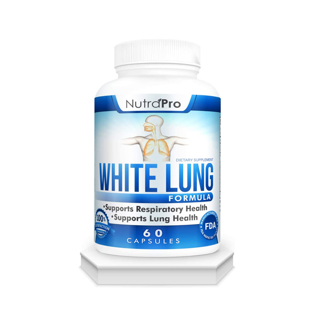 네츄라프로 화이트 렁 60정 NutraPro White Lung Cleanse Support Health