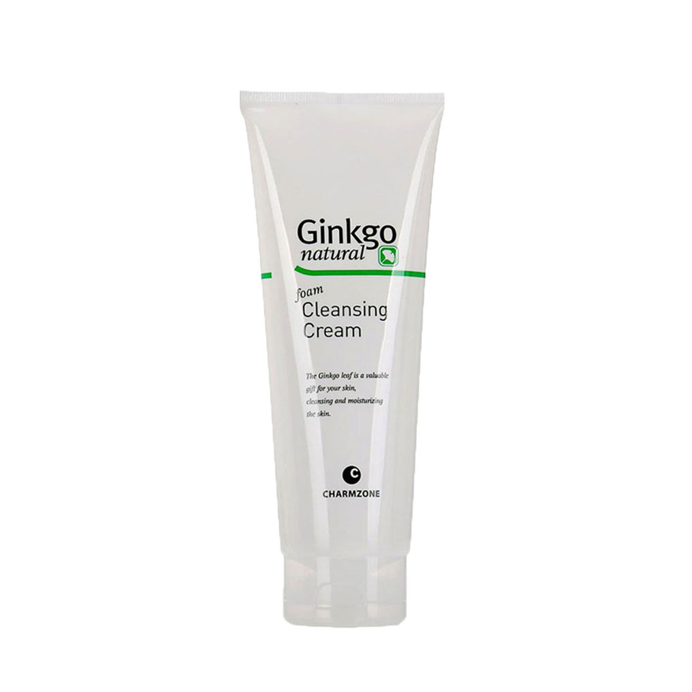 Charmzone Ginkgo Natural Foam Cleansing Cream 120ml [미국직배송]