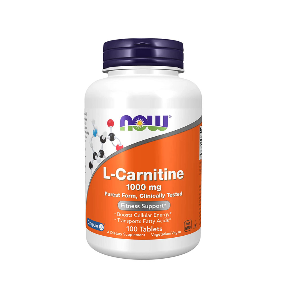 [탄수화물/지방] NOW L-카르니틴 1,000mg 100타블렛 L-Carnitine 1,000 mg