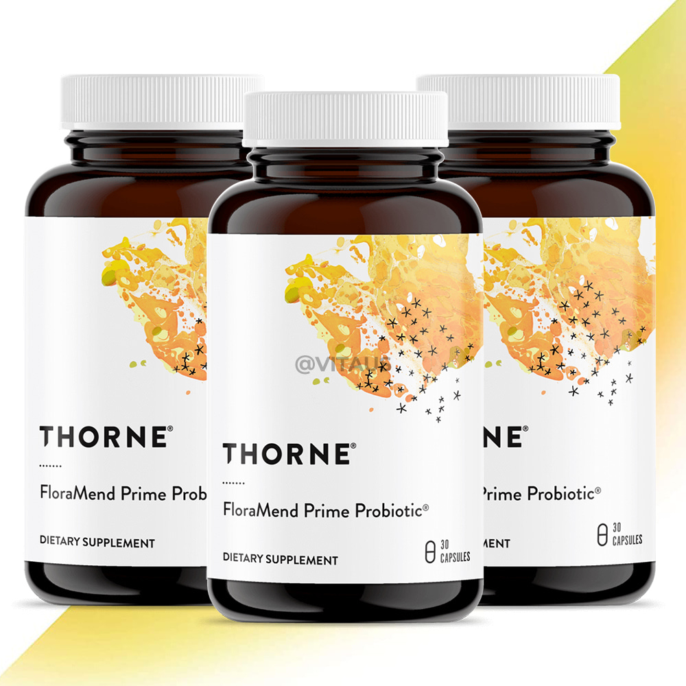 쏜리서치 플로라멘드 프라임 프로바이오틱 Thorne FloraMend Prime Probiotic 30캡슐 3병