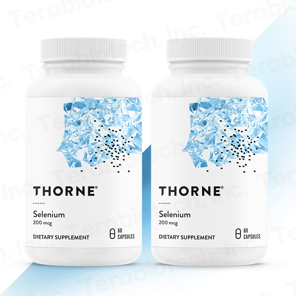 쏜리서치 셀레늄 셀레노메티오닌 Selenium Thorne 60캡슐 2병