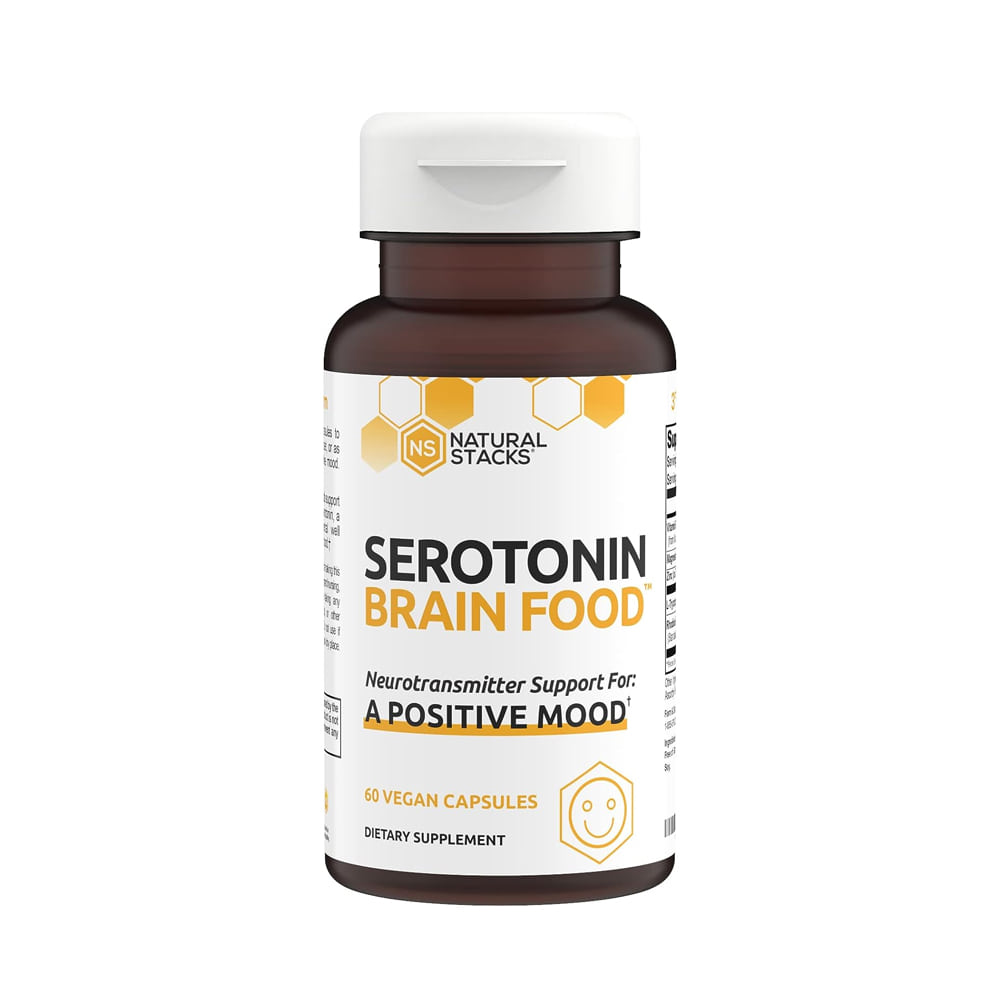 내추럴 스택스 세르토닌 브레인푸드 60캡슐 Natural Stacks Serotonin Brain Food